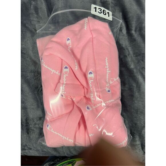 Vintage Y2K reverse weave champion sweater, pink size L - Picture 8 of 8